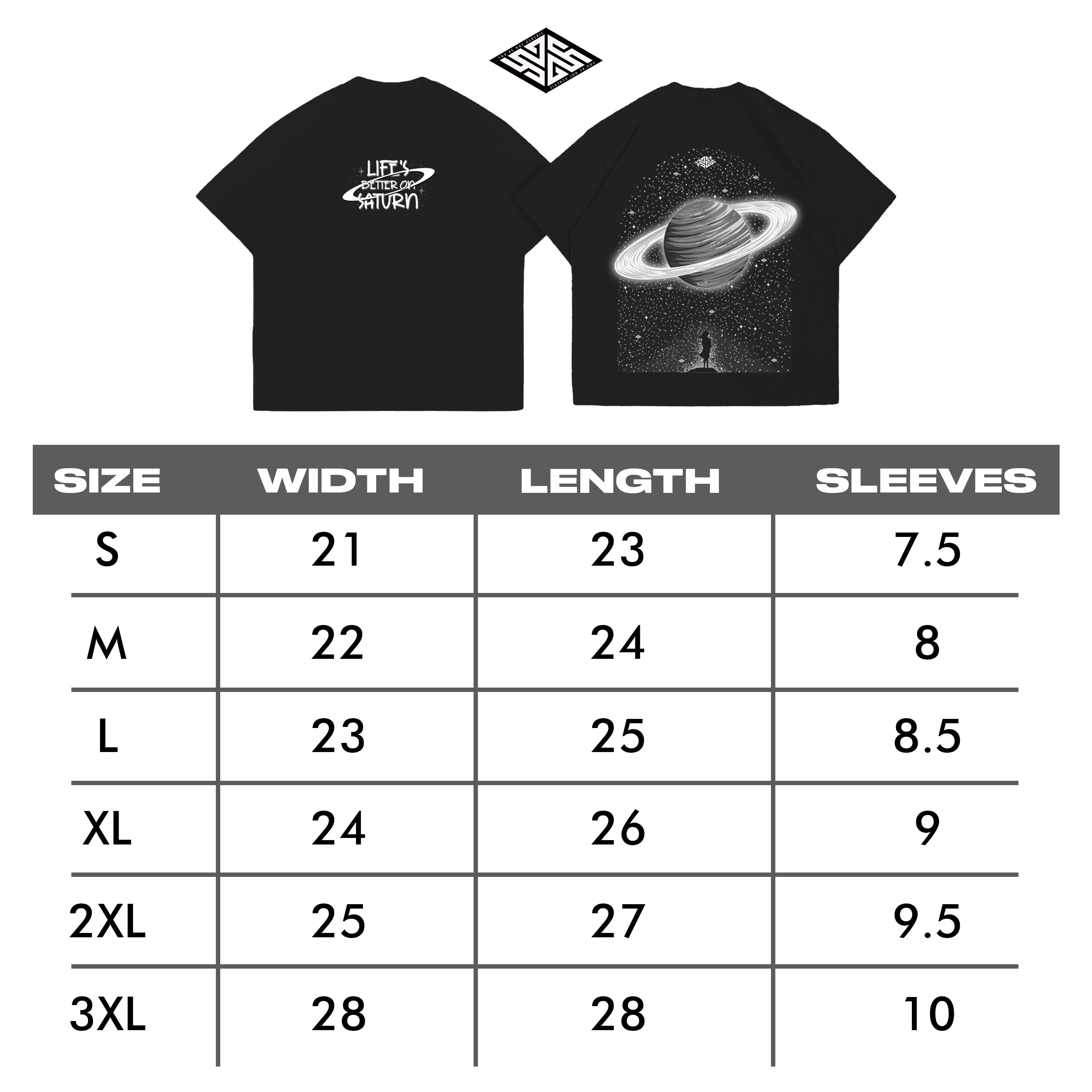 YNG "SATURN TEE"