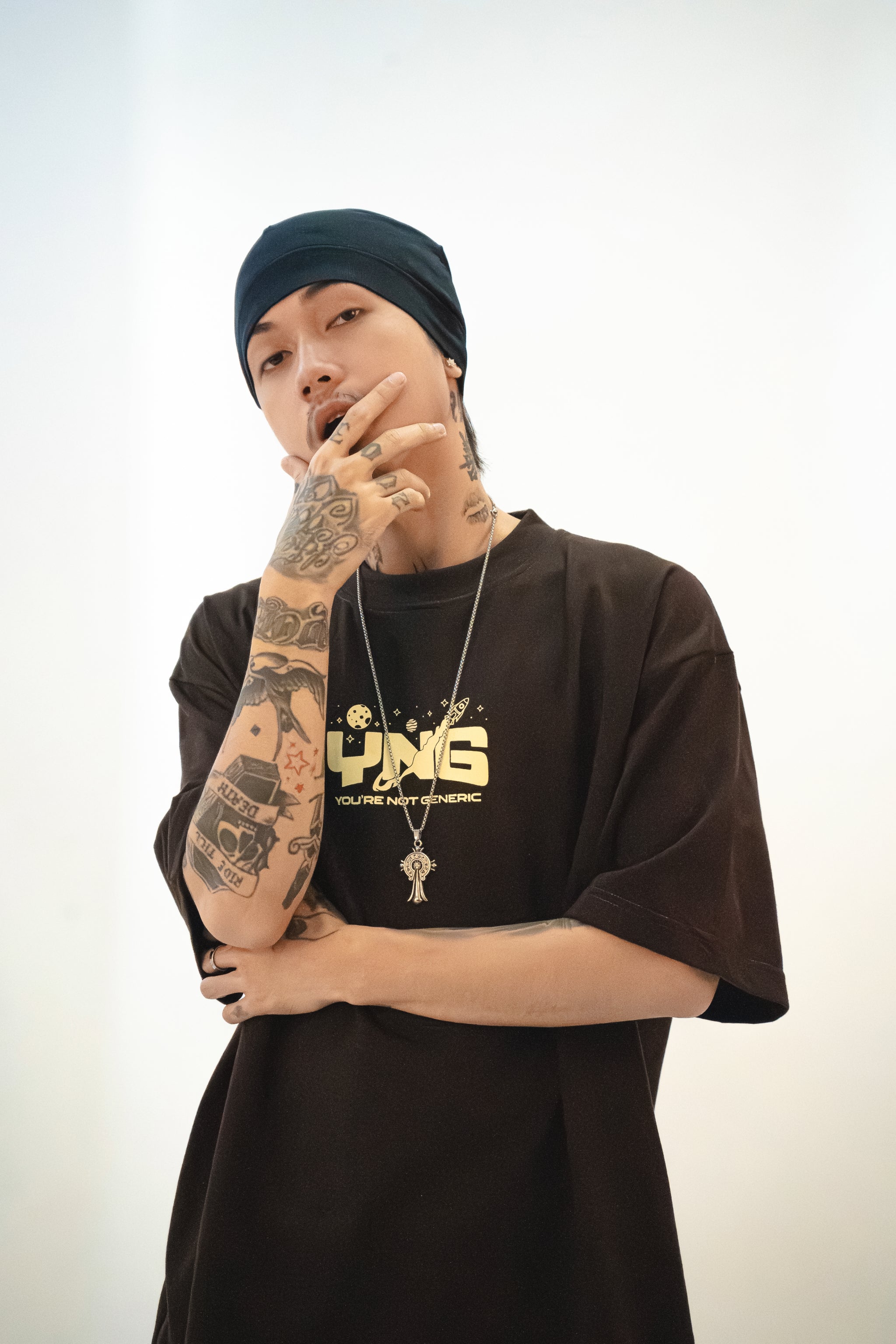 YNG "Rocket Tee" in EARTHCORE BROWN