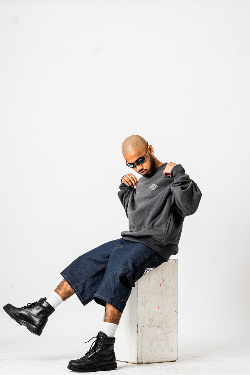 YNG Indigo Denim Shorts