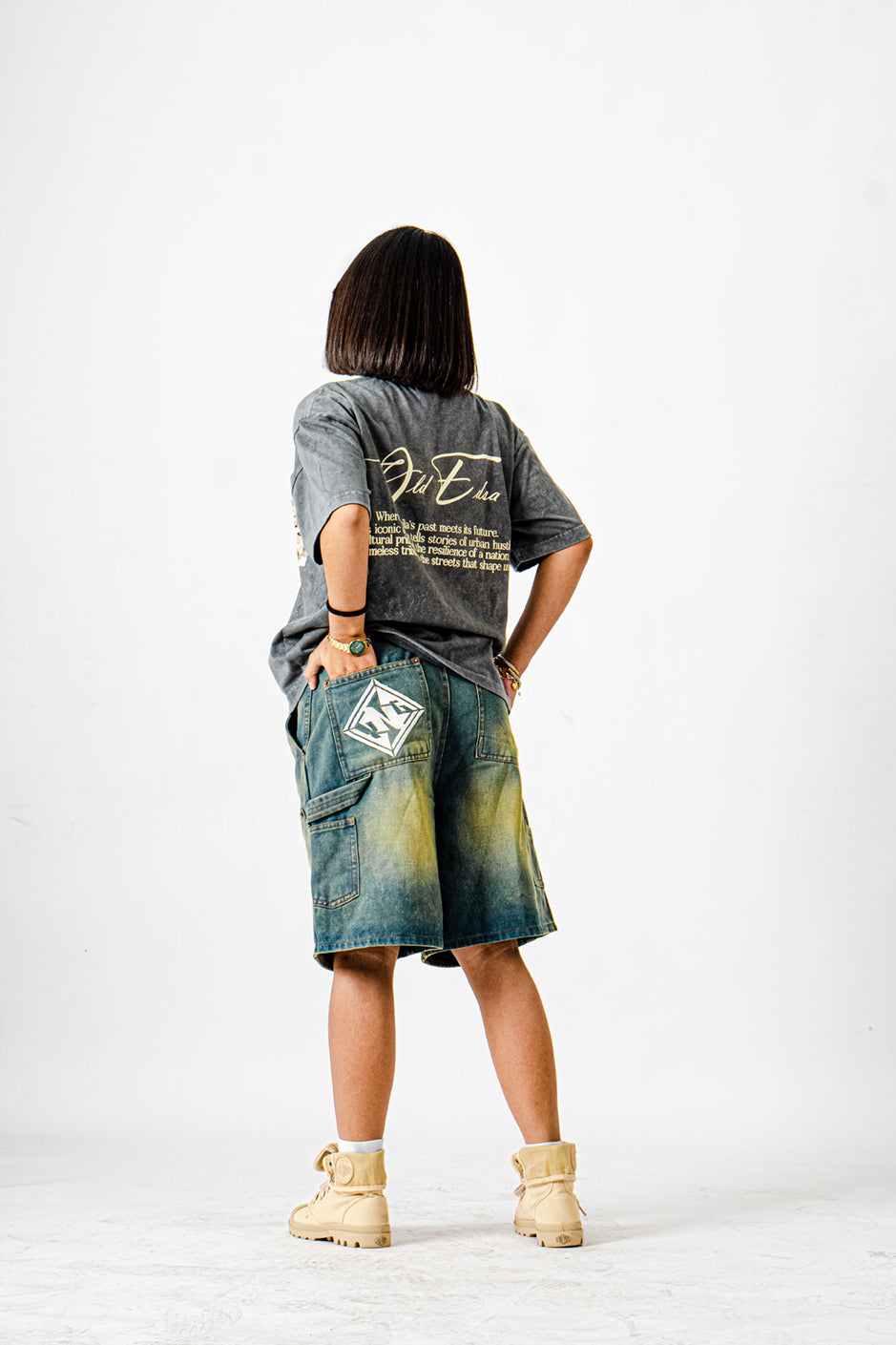 YNG Double-Knee Carpenter Shorts