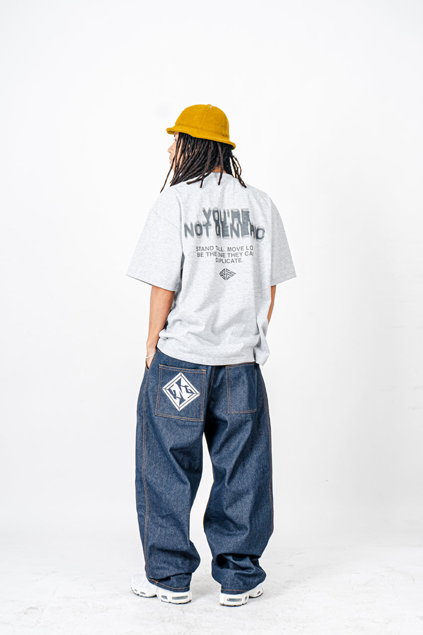YNG Wide Indigo Denim Pants