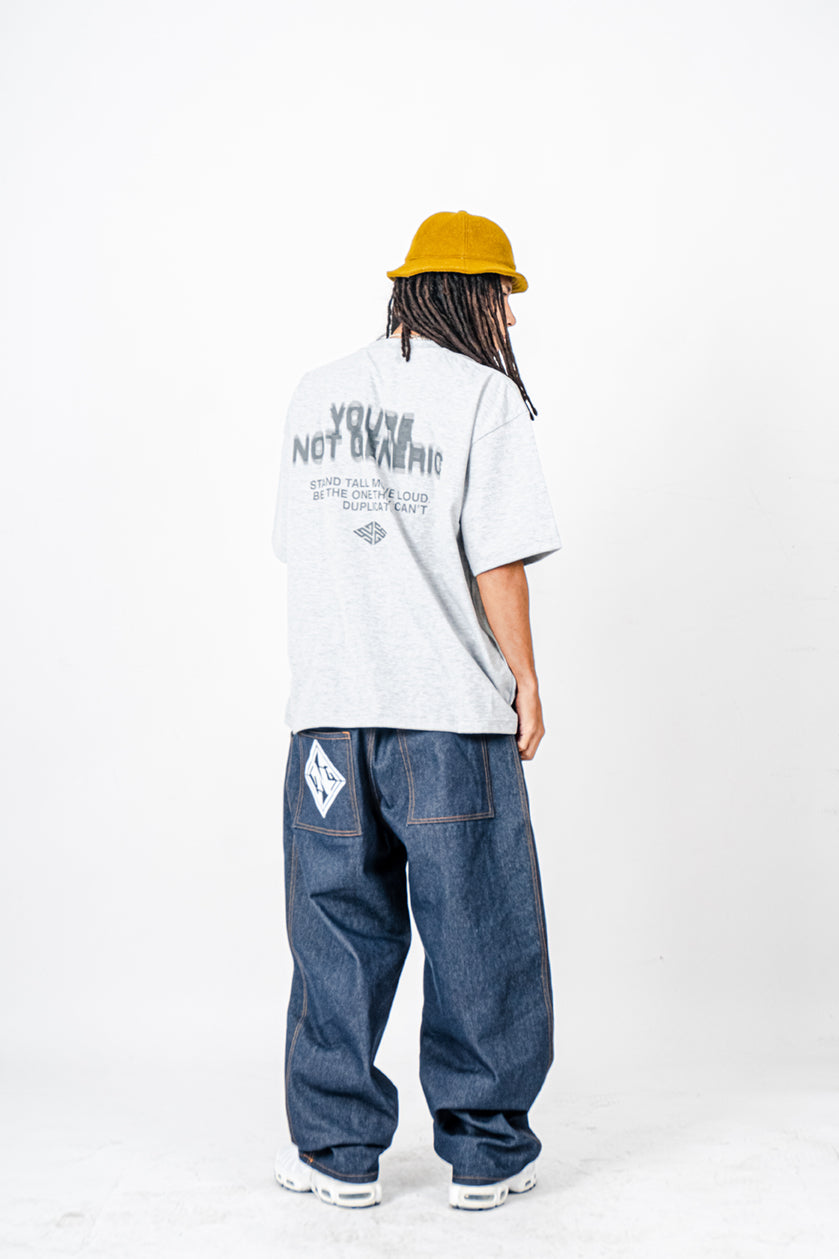 YNG Wide Indigo Denim Pants