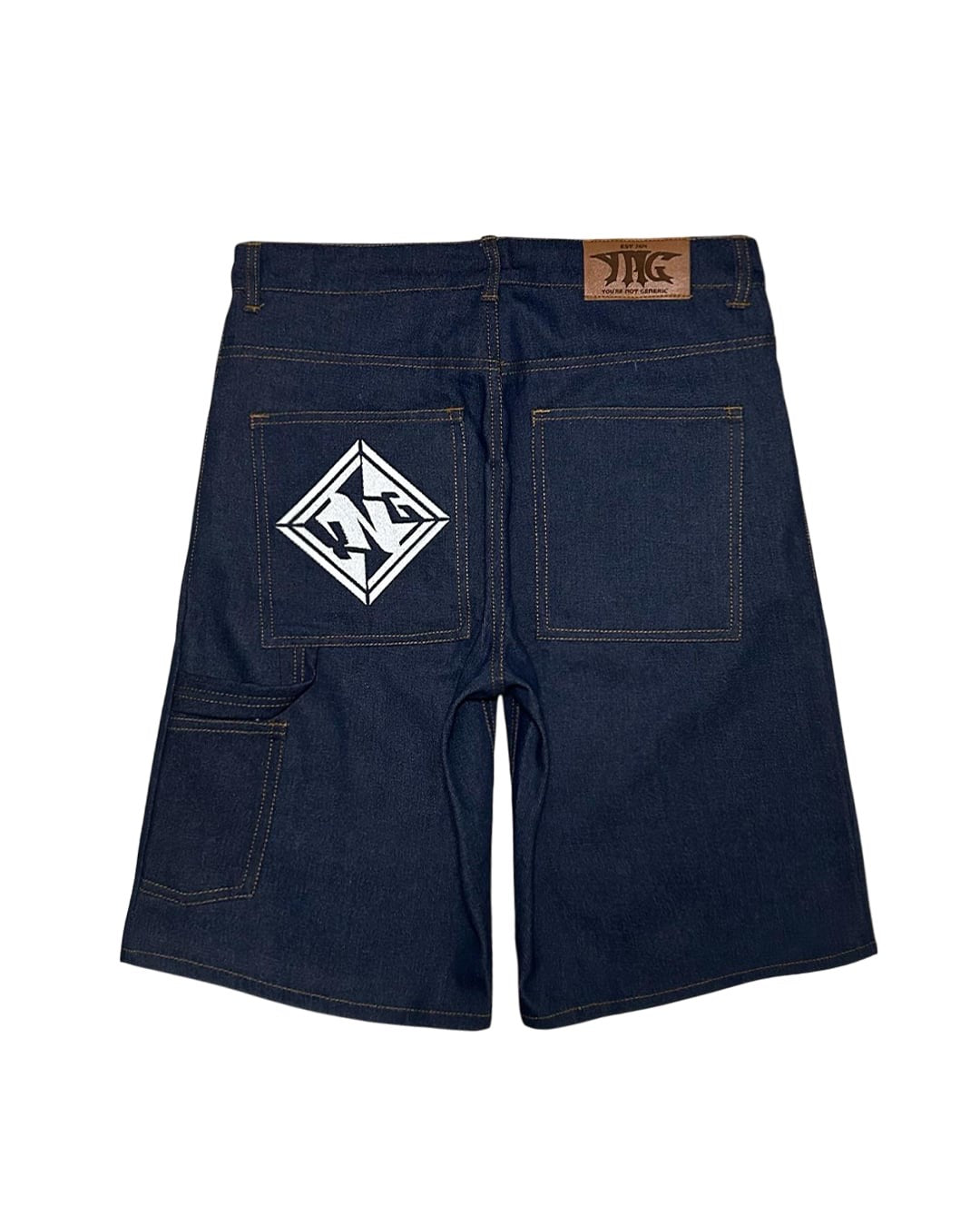YNG Indigo Denim Shorts