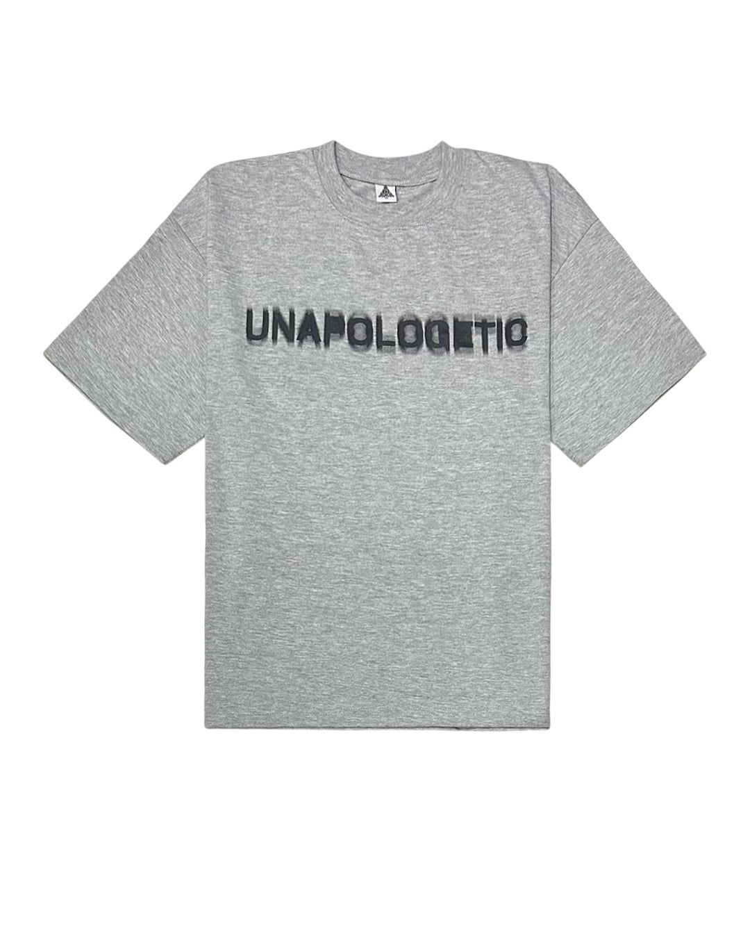 "Unapologetic" Essential Tee in Heather Grey