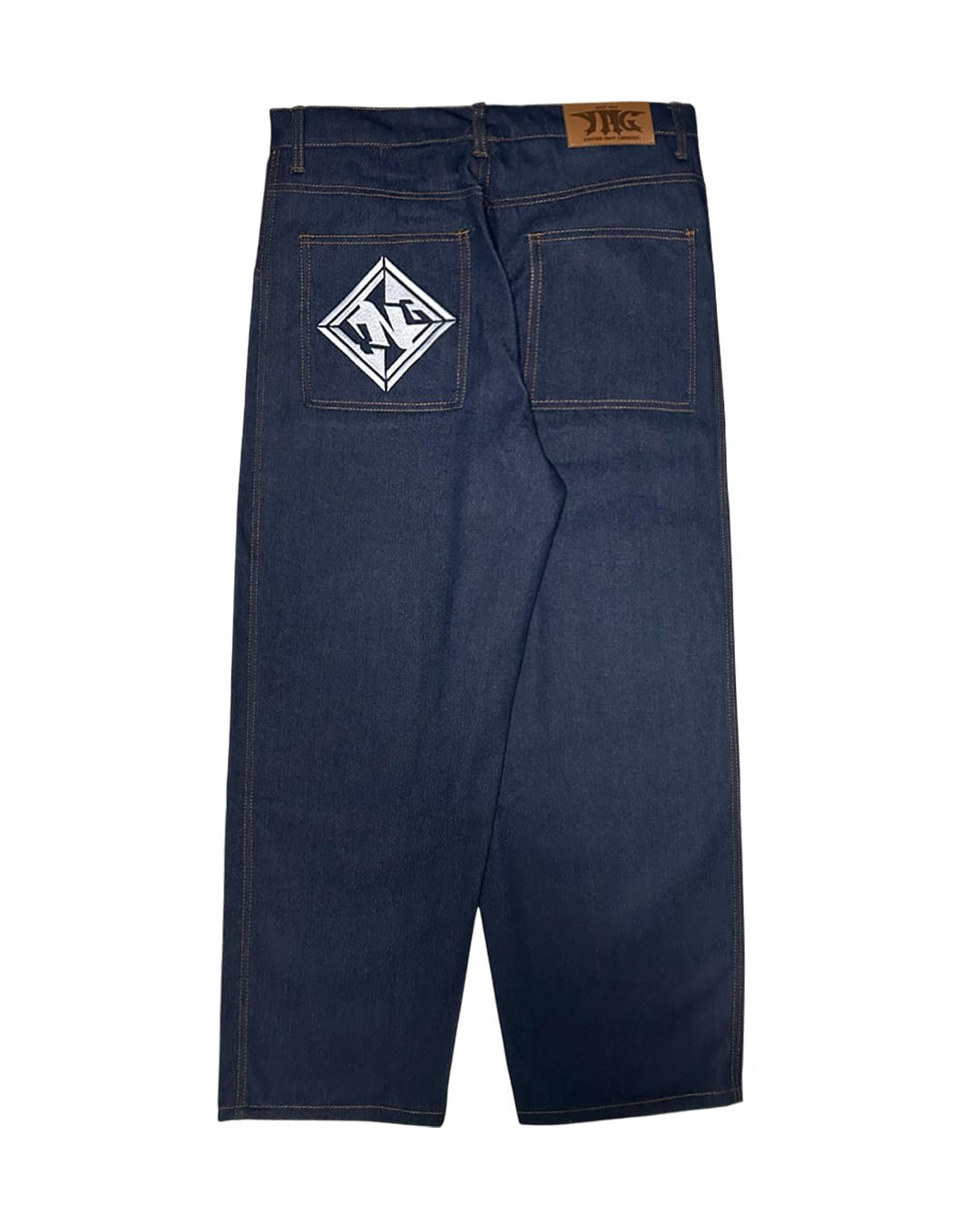 YNG Wide Indigo Denim Pants