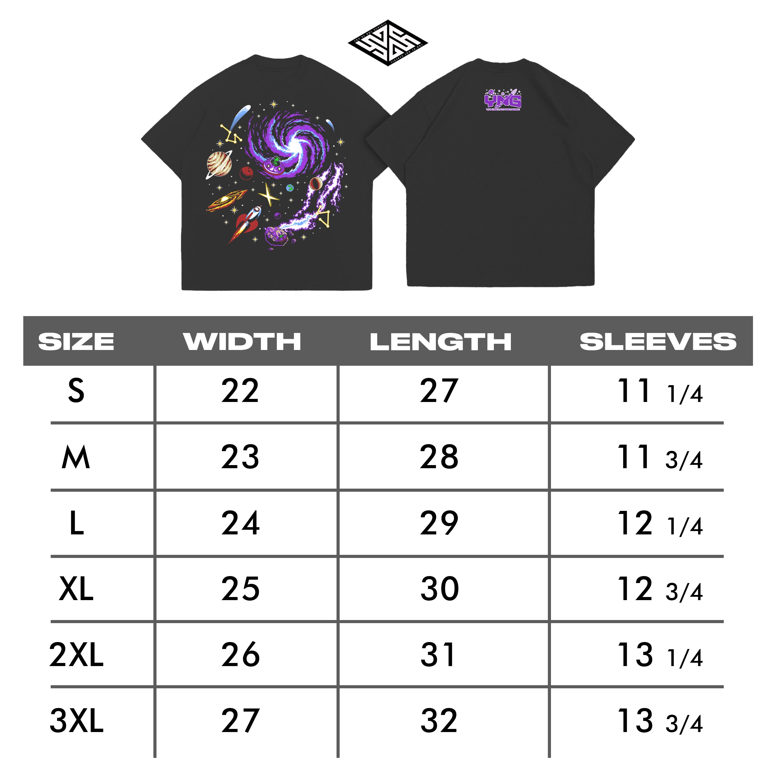 YNG "COSMIC RIFT TEE"